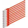 Cabo de rede ShiverPeaks 75711-H0.25R-SET10 CAT6 S/FTP PIMF, pack de 10