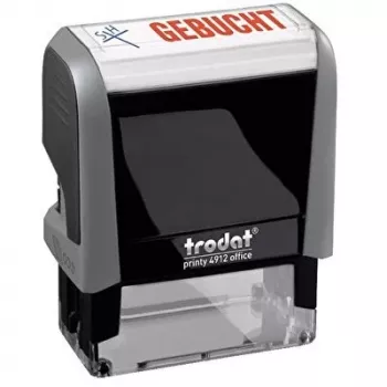 WEDO Stamp Office Printy 4912. Modelo 4.0. Texto Gebucht