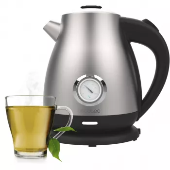 Cecotec Thermosense 620 Retro Steel Chaleira elétrica 1,7 l 2200 W aço inoxidável