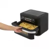 ProfiCook PC-FR 1313 H fritadeira de ar quente dupla, 10 L, 2400 W, preto/aço inoxidável