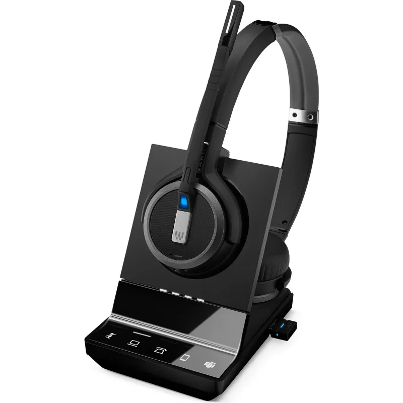 EPOS IMPACT SDW 5066T - Sistema de headset - On-Ear - DECT - sem fios, com fio - preto - Certificado para Microsoft Teams, Otimizado para UC (1001039)