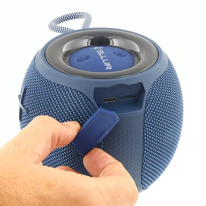 Coluna portátil Tellur Mirage Bluetooth 12W azul