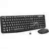 Conjunto de teclado e rato Ultron UMC300 – RF Wireless alemão preto (364180)
