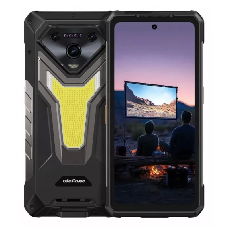 Smartphone UleFone Armor 34 Pro 5G Plus — 6,95 polegadas 1080x2460, MediaTek Dimensity 7300, 16 GB RAM, 512 GB, câmara tripla de 50 MP, 25500 mAh, Dual-SIM, Android 15, IP68/69K