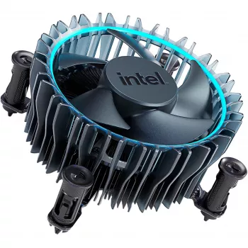 Arrefecedor de ar Intel Laminar RM1 Processador Preto Azul 600-3150 RPM