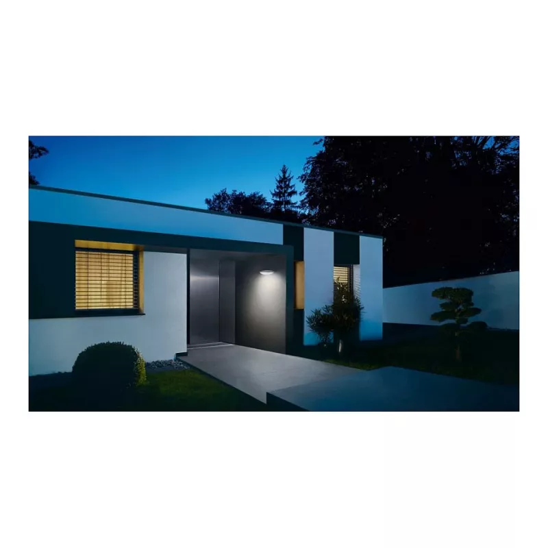 Aplique de parede exterior Steinel L 825 SC, LED não substituível 1,2 W, antracite, alumínio/plástico, 331×157×95 mm