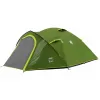 Tenda de cúpula Coleman Darwin 4 Plus Blackout — Tenda de túnel para 4 pessoas com alpendre, Verde-escuro/Verde-claro
