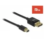 Cabo DisplayPort DeLOCK 84927 Mini DisplayPort 1 m preto