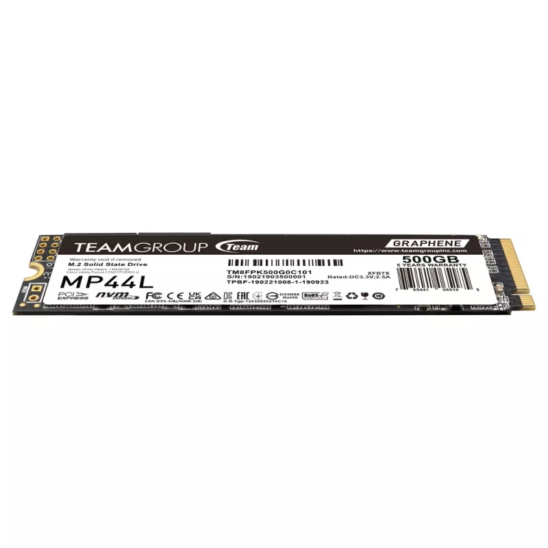 Unidade SSD Team Group 500 GB M.2 PCI Express 4.0 NVMe TM8FPK500G0C101