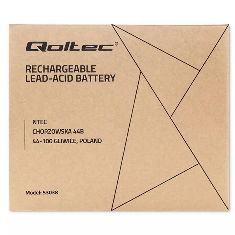 Qoltec 53038 bateria AGM | 12V | 100Ah | máx 1200A