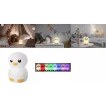 Ansmann luz noturna pinguim branco silicone tecnologia LED - iões de lítio (Li-Ion)