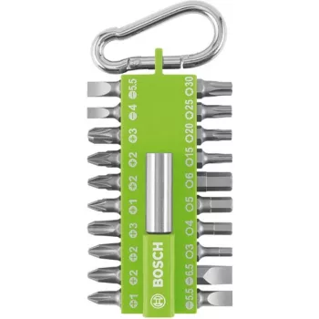Bosch conjunto de 21 pontas de chave de fendas, Torx/Phillips/Pozidriv/Hex/Fenda (2607002823)
