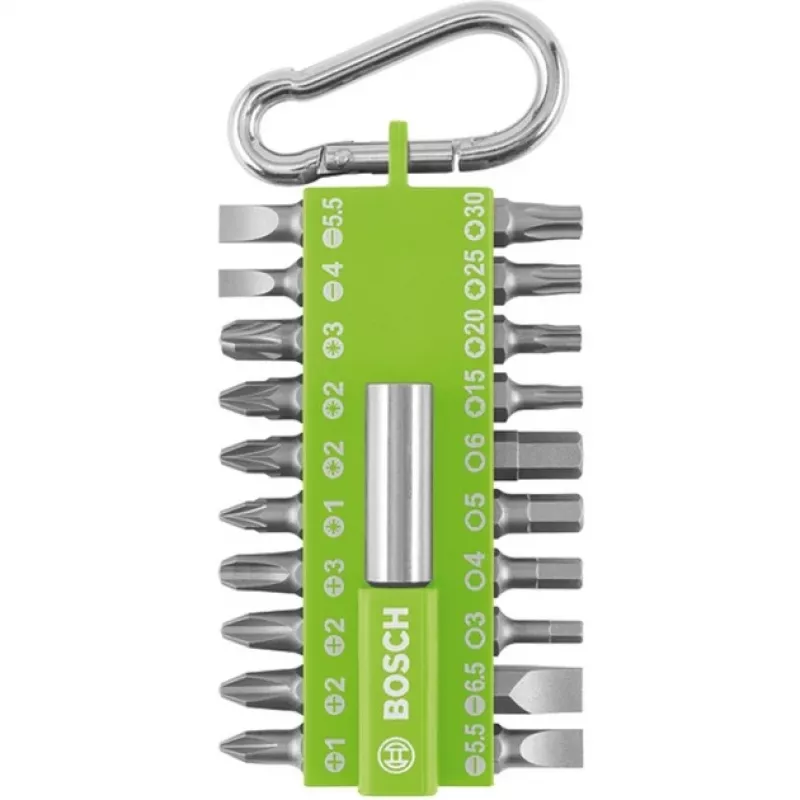 Bosch conjunto de 21 pontas de chave de fendas, Torx/Phillips/Pozidriv/Hex/Fenda (2607002823)