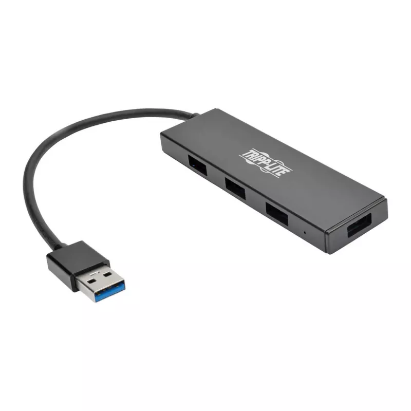 Hub USB 3.0 SuperSpeed de 4 portas ultrafino e portátil U360-004-slim