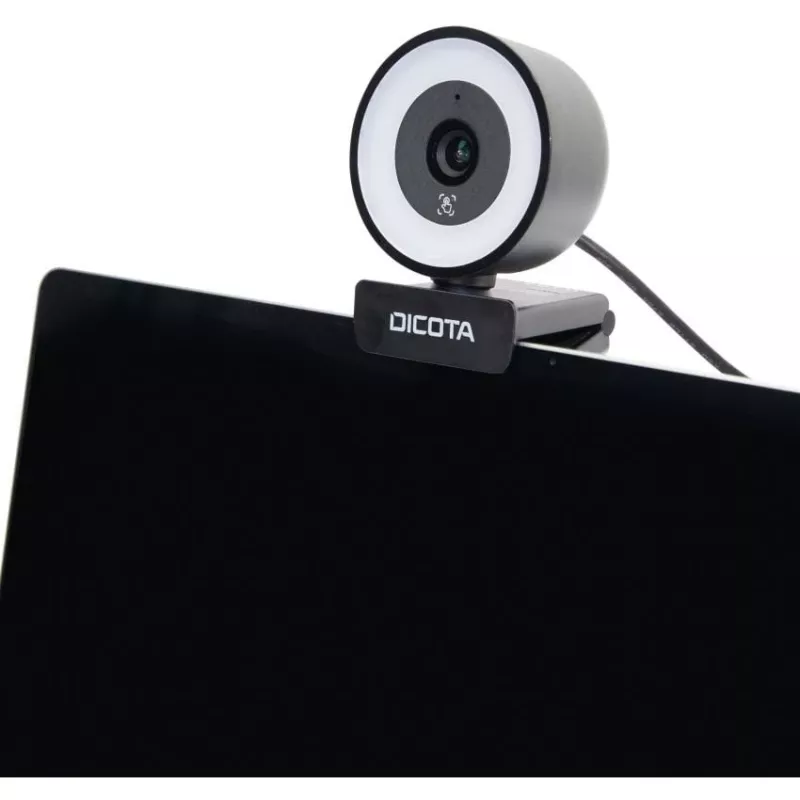 Webcam DICOTA D32066 5 MP 2592 x 1944 píxeis USB 2.0 preta
