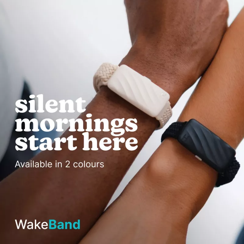 Homedics SS-WB100BK-WW WakeBand, o seu despertador silencioso, preto