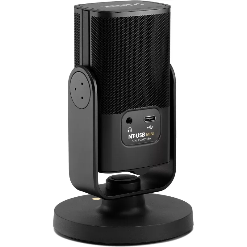 Microfone USB compacto Rode NT-USB-MINI com suporte magnético removível