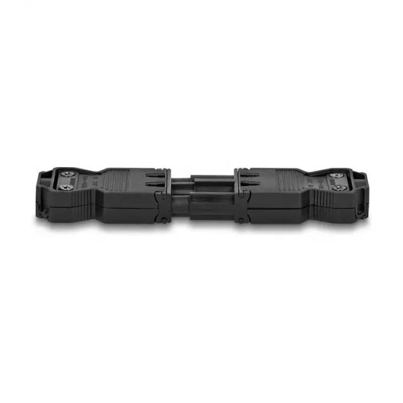 Conector de instalação DeLOCK bloco de terminais de parafuso de 3 polos preto 1 conjunto