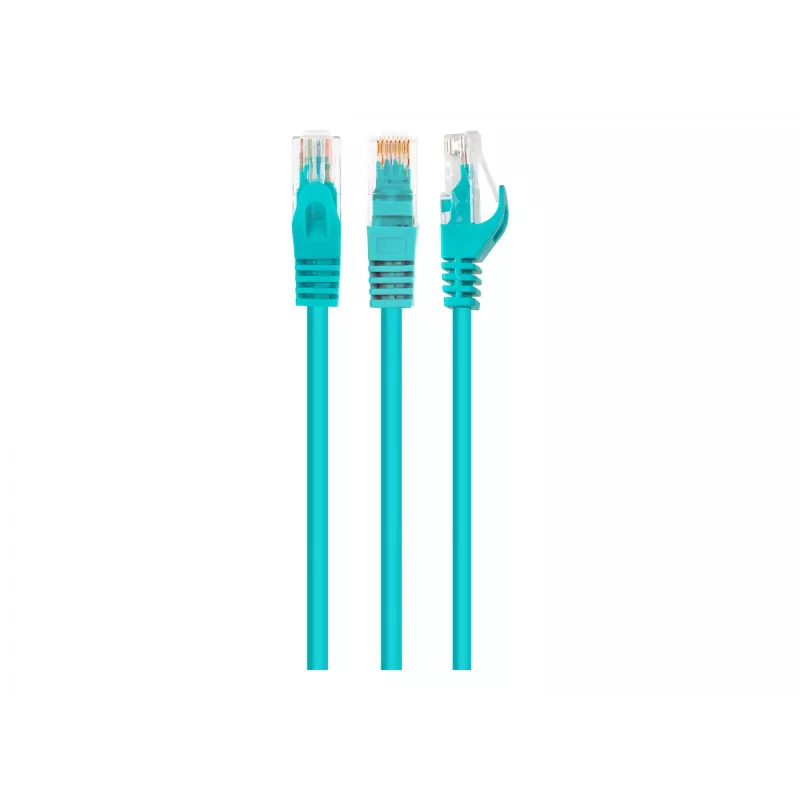 Cabo de rede GEMBIRD Cat6 U/UTP (UTP) PP6U-1.5M/G — 1,5 m, RJ-45 para RJ-45, verde
