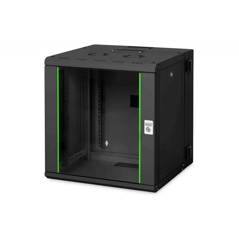 Rack de montagem na parede Digitus DN-19 12-U-3-SW