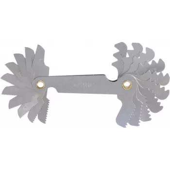 Conjunto de medidores de roscas ks tools 301.0090 — conjunto de 22 peças de medidores de roscas de parafusos