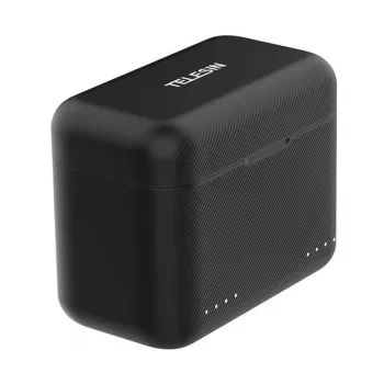 Carregador de dois canais Telesin S0-BCG-03-TIS para Insta360 X3 — estação de carregamento de bateria dupla