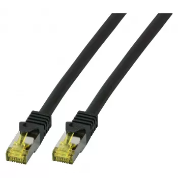 EFB-Elektronik cabo de rede RJ45 Cat.6A S/FTP LSZH Cat.7 cabo bruto preto 1,5 m fabricante: EFB Elektronik (MK7001.1,5B)