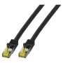 EFB-Elektronik cabo de rede RJ45 Cat.6A S/FTP LSZH Cat.7 cabo bruto preto 1,5 m fabricante: EFB Elektronik (MK7001.1,5B)