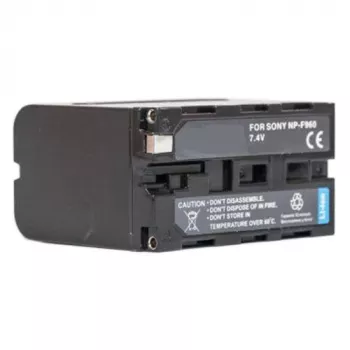 Bateria Extra Digital NP-F960 / NP-F970 10500mAh recarregável para dispositivos portáteis