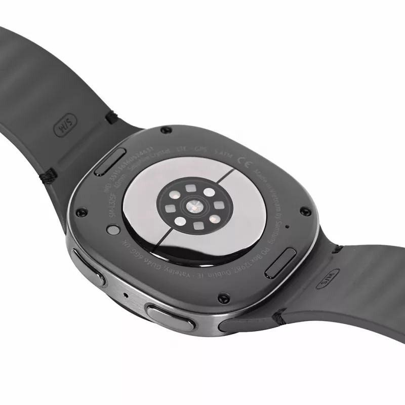 Samsung Galaxy Watch 8 3,3 cm (1,3 polegadas) AMOLED 40 mm digital 438 x 438 pixels ecrã tátil 4G grafite Wi-Fi GPS (satélite)