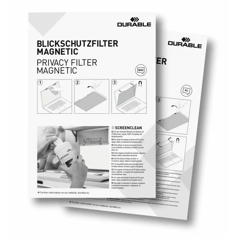 Filtro de proteção de ecrã sem moldura Durable 515857 40,6 cm 16 polegadas