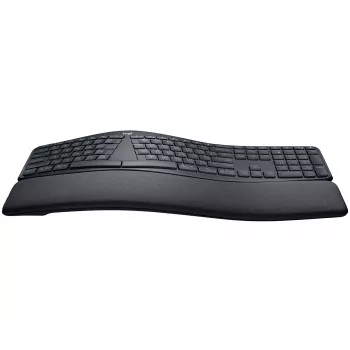 Logitech ERGO K860 - Teclado - Sem fios - 2,4 GHz, Bluetooth 5.0 - QWERTY - GB - Grafite