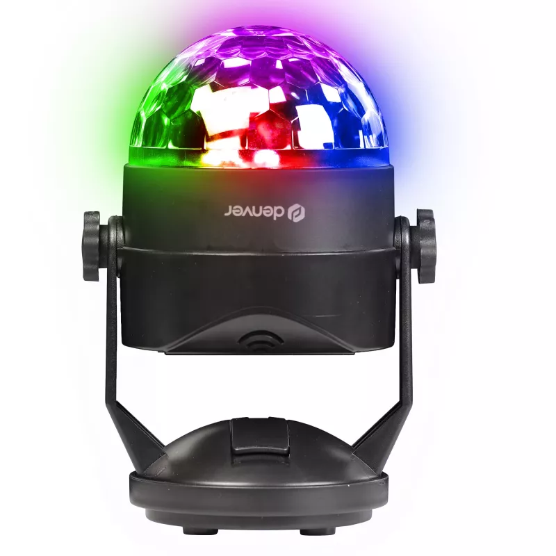 Bola de discoteca LED DENVER LDB-319 – luz de festa LED compacta, modelo 117220200040