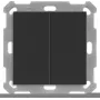 MDT BE-TAL55B206.01 KNX Botão Light 55 Basic 2 vias Preto mate Neutro 1 (BE-TAL55B206.01)