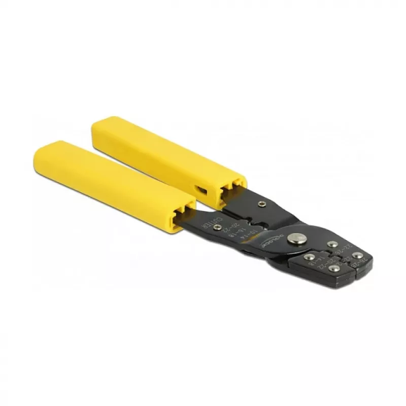 Alicate de cravar DeLOCK 90543 para terminais e contactos AWG 10 – 28