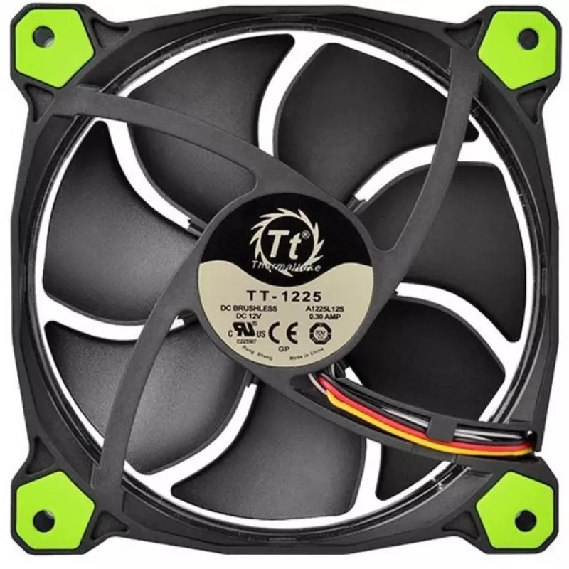Ventoinha Thermaltake Riing 14 CL-F039-PL14GR-A 14 cm Preto Verde