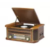 Amplificador DENVER MCR-50 MK3 Cassete Leitor de CD/MP3 Leitor digital Gira-discos Rádio Gravador digital 5 Watt