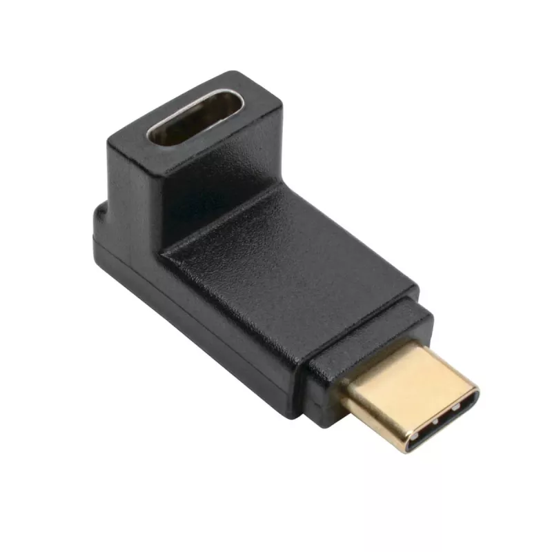 Tripp Eaton Tripp Lite Series adaptador conversor USB-C para USB Type-C em ângulo reto M/F 10Gbps 3A - adaptador USB - 24 pinos USB-C (M)