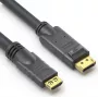 PureLink PI5110-010 adaptador de cabo de vídeo 1 m DisplayPort HDMI preto (PI5110-010)
