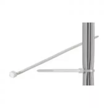 Abraçadeira de cabos standard, transparente – comprimento 200 mm largura 2,5 mm