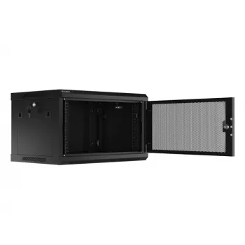 Armário de rack de parede Lanberg WF01-6406-23B 19 polegadas 6U Lanberg WF01-6406-23B