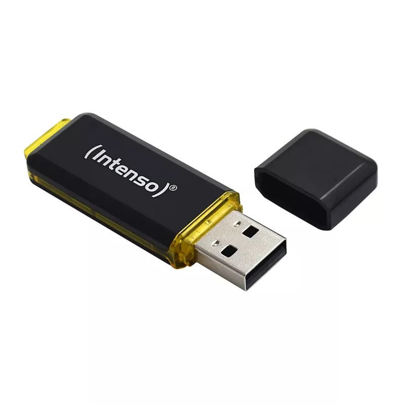 Pen USB Flash Intenso 256 GB USB Type-A 3.2 Gen 1 preto amarelo
