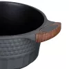 Utensílios de cozinha Resto Kitchenware Capella 2,6 L redondo preto madeira