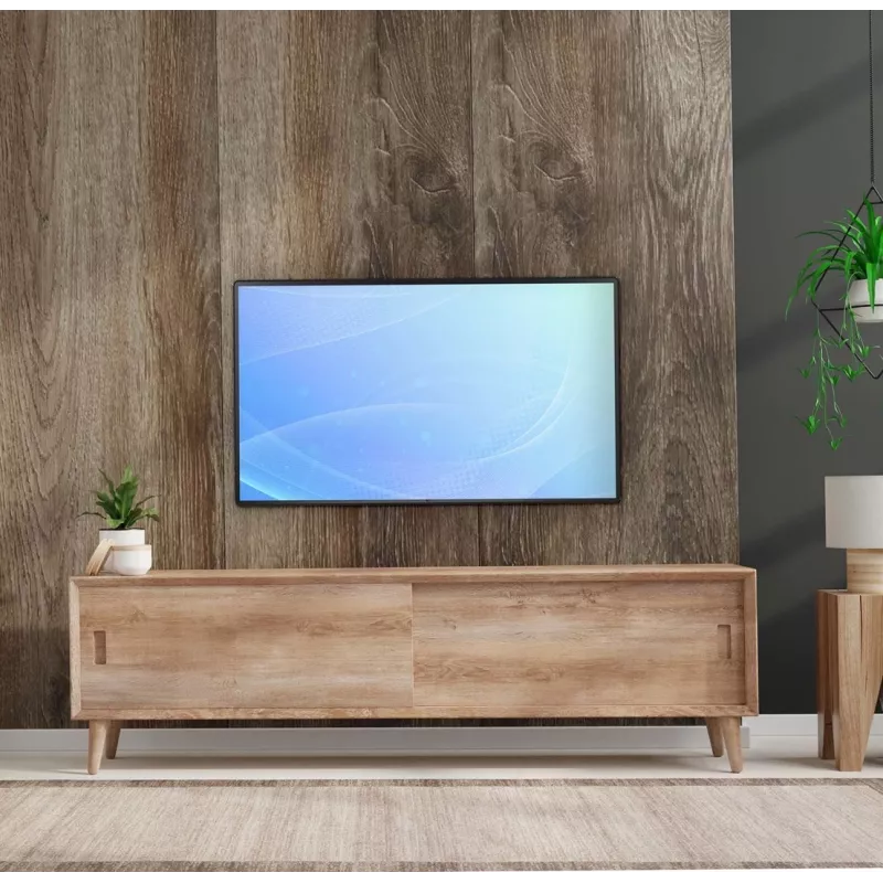 Suporte de parede para monitores EDBAK FSM100 para ecrãs de 32 a 55 polegadas, VESA 75x75–400x400, máx. 15 kg, preto