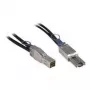 Inter-Tech - Cabo SAS externo - SAS 12Gbit/s - 36 pinos 4x Mini MultiLane blindado (M) para 4x Mini MultiLane SAS blindado (SFF-8088), 26 pinos (M) - 1,0m - preto (88885007)