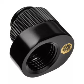 Extension Offset (pack de 2) BitsPower BPTA-PAM-GB — preto, conectores angulares para refrigeração líquida de PC