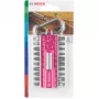 Conjunto de chaves de fendas Bosch 2607002821 — 21 peças: Torx, Phillips, Pozidriv, Hex