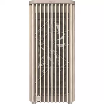 Caixa de PC ASUS PROART PA401 WOOD TG PWM BEIGE — ATX, 503×225×412 mm, 2×3,5 polegadas/2×2,5 polegadas, GPU até 315 mm