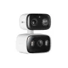 TP-Link Tapo C246D câmara de segurança de interior / exterior com lente dupla e rotação horizontal/vertical, 2K 3MP (2304×1296), grande angular de 125° + teleobjetiva de 6 mm, IP65, Wi-Fi, microSD até 512 GB