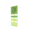 NeXtime Relógio de parede 2855gn Bold Stripes, 19 x 38 cm, parede, verde